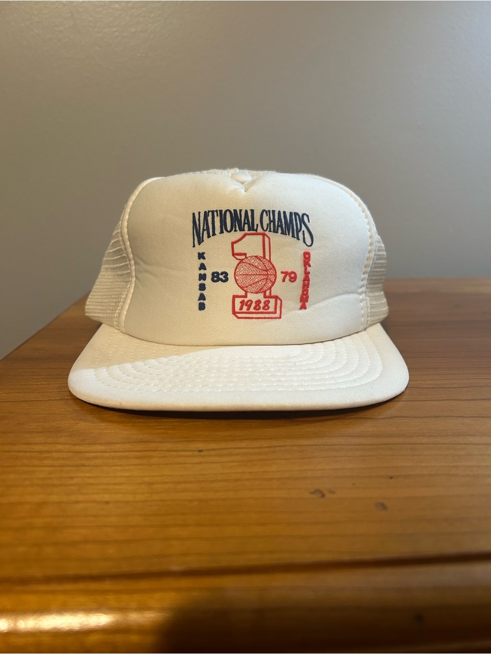 Vintage Kansas Jayhawks 1988 National Champs Hat